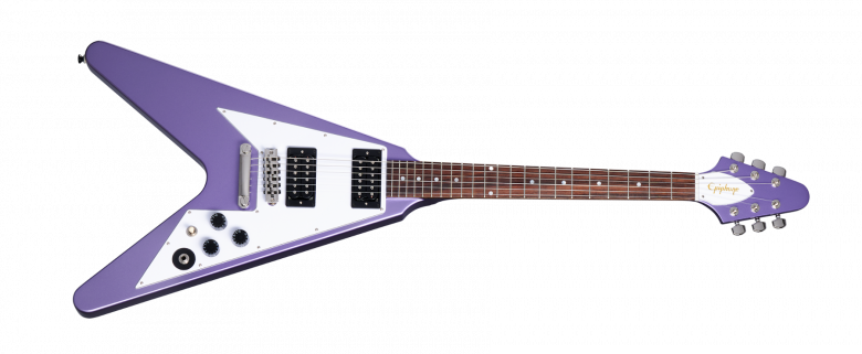Guitare Epiphone_Kirk_Hammett_Flying V 1979
